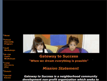 Tablet Screenshot of gatewaytosuccess.org